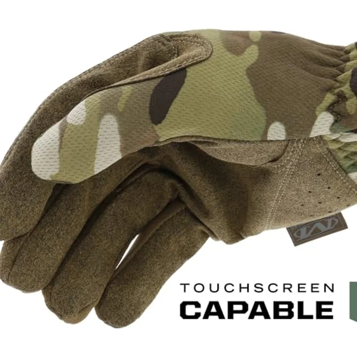 Mechanix Wear Multicam Fastfit Taktische Einsatzhandschuhe, touch-fähig, atmungsaktiv, Kunstleder, Multicam, XXL – Bild 2