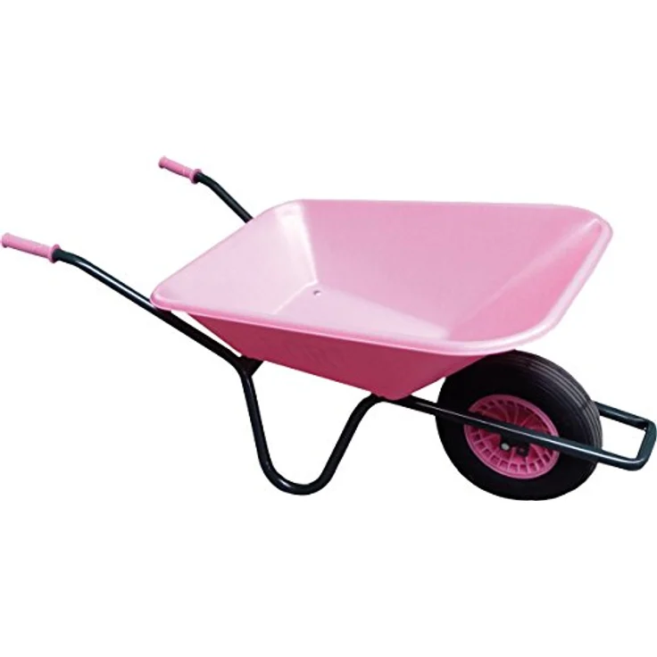 Fort Schubkarre 90 Liter bruchsichere PP-Mulde, pink – Bild 2