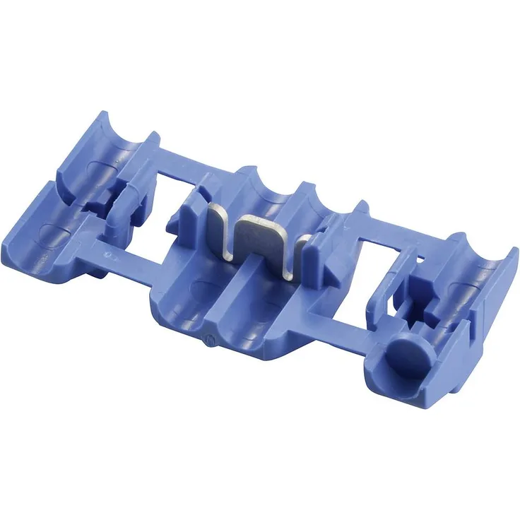 TE Connectivity 735398, Schwachstromverbinder flexibel für Kabel 1-2.5mm², Polzahl 2, blau