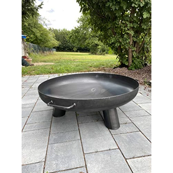 Czaja Feuerschalen® Feuerschale Coburg Ø 80 cm - Feuerschalen für den Garten, Terrasse und Balkon ohne Wasserablaufbohrung, Feuertonne und Feuerkorb, große Feuerstelle für den Garten – Bild 4