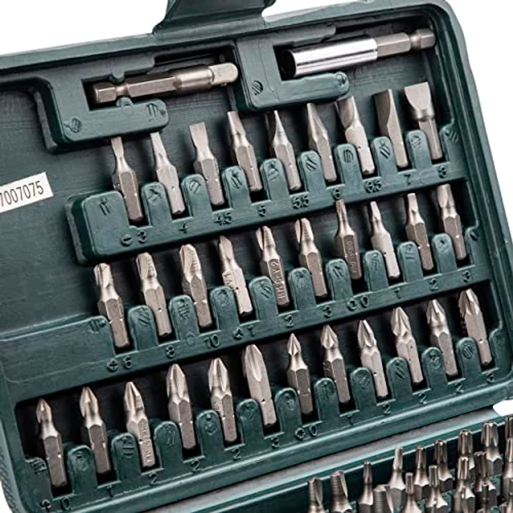 Brüder Mannesmann Werkzeuge M29899 Bit-Set, 99-teilig Sicherheits-Bitsatz für präzises Arbeiten – Bild 4
