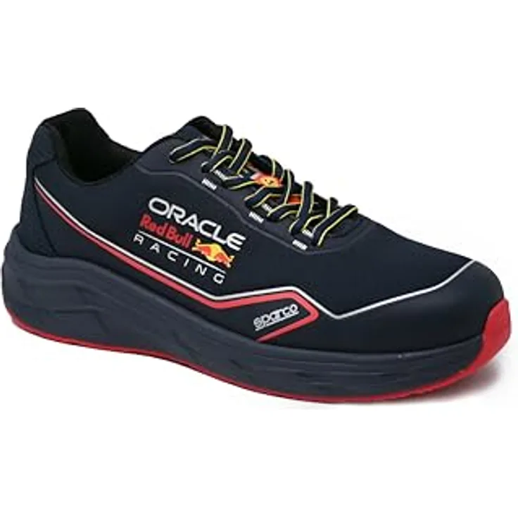 Sparco Impulse Milton ESD S1PS SR FO Sicherheitsschuhe, marineblau, Größe 42, atmungsaktives 3D-Gewebe, durchtrittsichere Zehenkappe