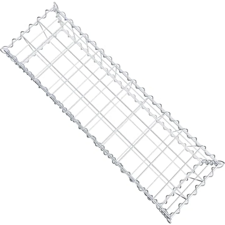 Gabiona Gabione 100 cm x 20 cm x 30 cm (L x H x T), Maschenweite 10 cm x 10 cm, Spirale – Bild 4