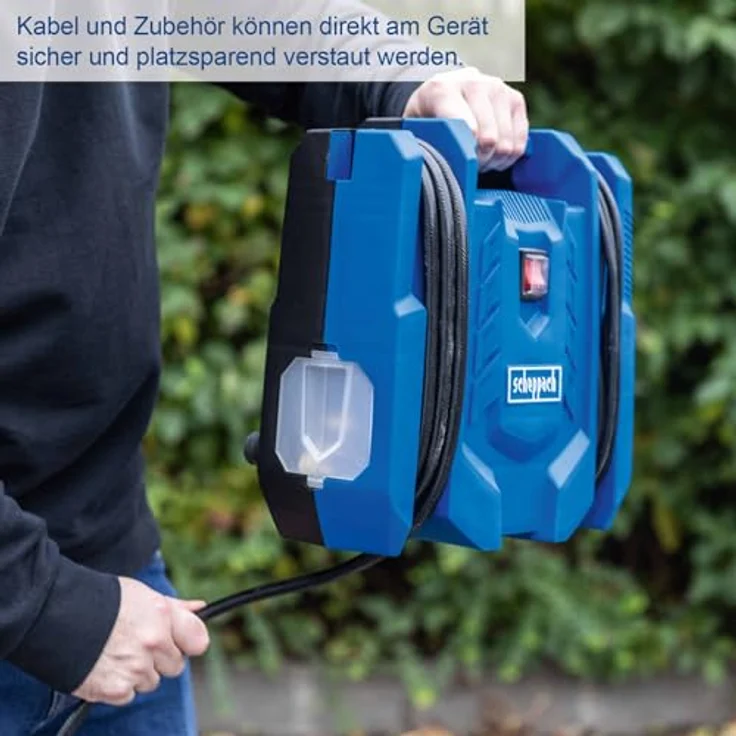 Scheppach Kompressor Airforce 7 - 230V | ölfrei & mobil | inkl. Reifenfüller, Luftpistole & Adapter – Bild 8