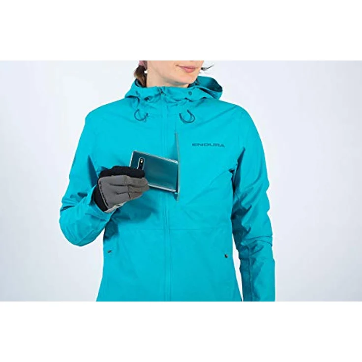 Endura Hummvee WP, Damen Velojacke, wasserdichtes 2-Lagen-Gewebe, Schwarz, Größe S – Bild 6