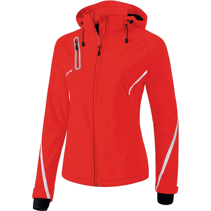 Erima Softshelljacke Damen Softshelljacke Function, atmungsaktiv und wasserabweisend, schwarz