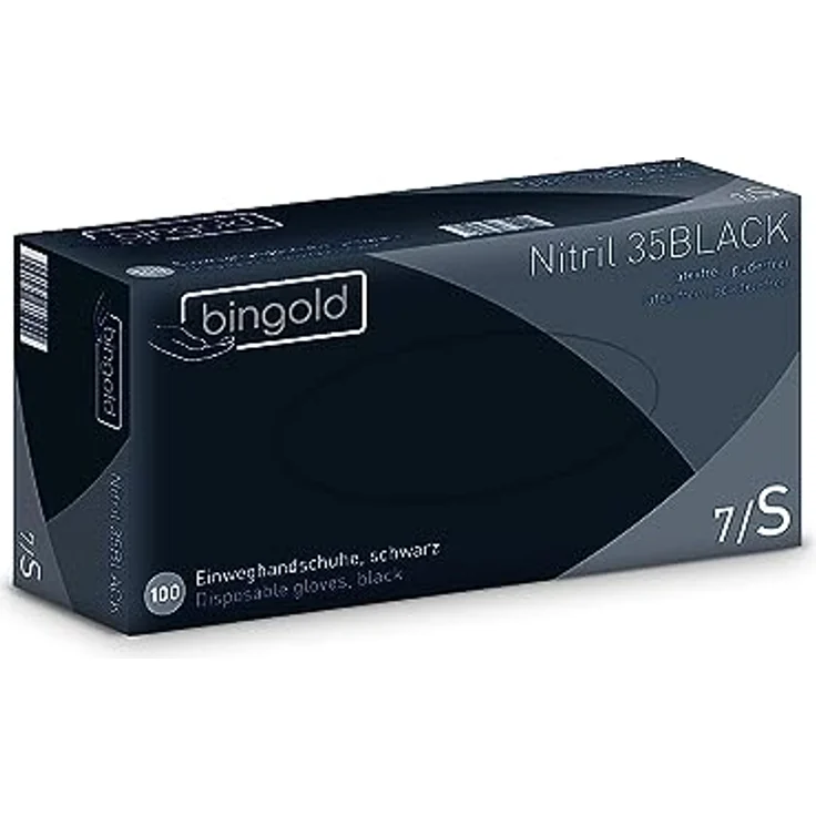 Einmalhandschuhe Nitril 35BLACK 100-er Pack – Bild 2