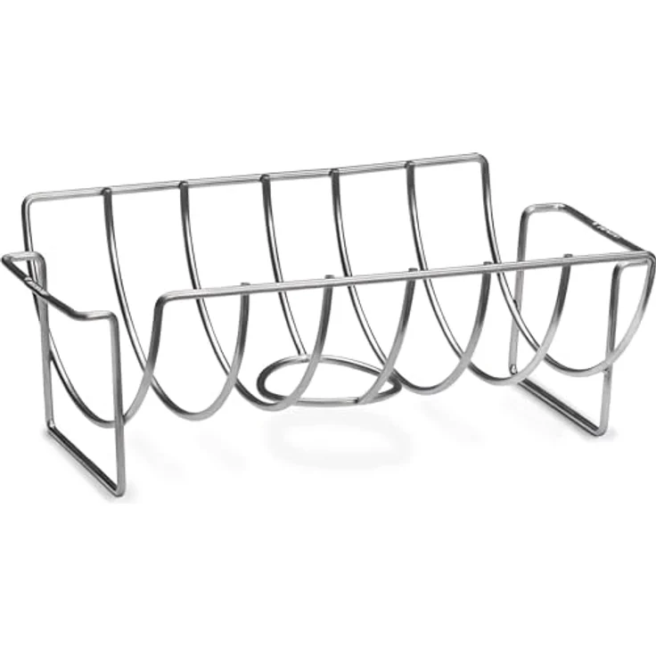 Napoleon Spare Rib Bratenhalter, Edelstahl, silber, 29 x 29 x 12 cm, 1 ml, 56019 – Bild 2