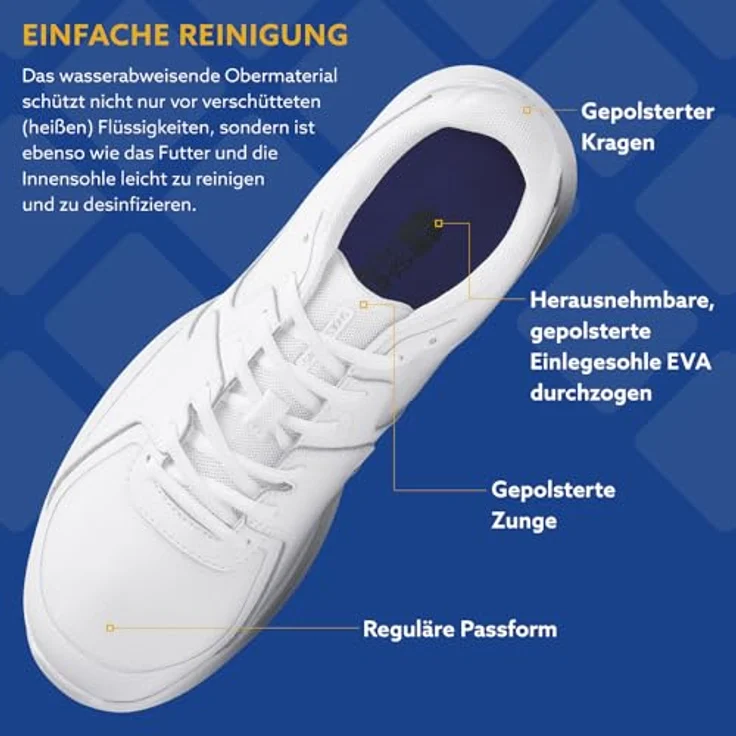 Shoes For Crews CONDOR II OB E SR weiß Sicherheitsschuh wasserabweisend, metallfrei – Bild 4