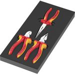 Wera Zangenset Wera 05150184001 VDE Zangen-Set 3teilig, isoliert und VDE-geprüft in Mehrkomponenten-Hülle