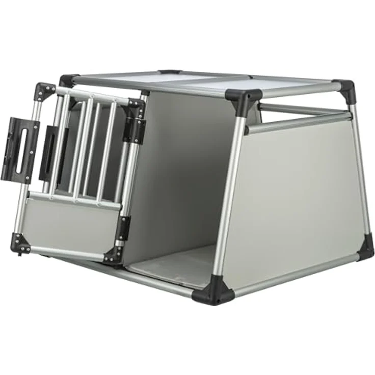 Trixie Transportbox, doppelt, Aluminium M-L: 93 × 64 × 88 cm – Bild 6