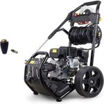 DeTec. Hochdruckreiniger Benzin DT-KR170D mit 7 PS + Dreckfräse Kombiset, Druck max: 170,00 bar