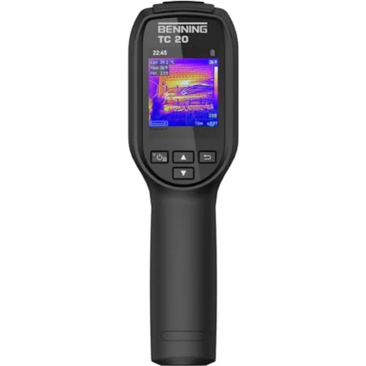 Benning Wärmebildkamera BENNING TC 20, Temperaturmessgerät mit 96px Sensorauflösung, Temperaturmessbereich -20 bis 550 °C, IP54, Akkubetrieb 8h – Bild 3