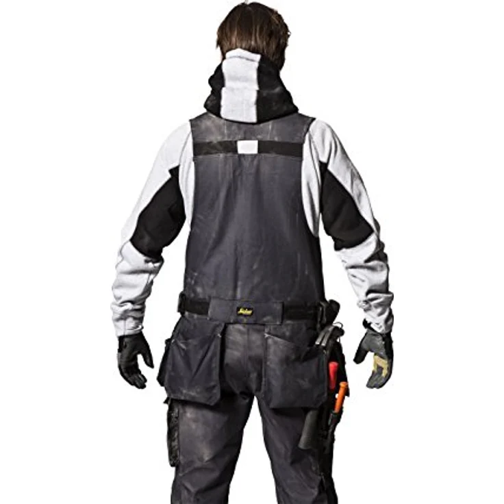 Snickers Workwear Werkzeugweste Canvas+ HP, schwarz, Gr. S, verstärkte Vielseitigkeit, ergonomisches Tragen, 60% Baumwolle, 40% Polyester – Bild 3
