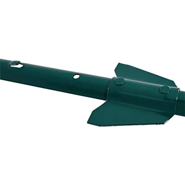 ESTEXO Zaunpfosten 107 cm, 20er Set Zaunanker aus verzinktem Stahl, Grün RAL 6005 – Bild 4