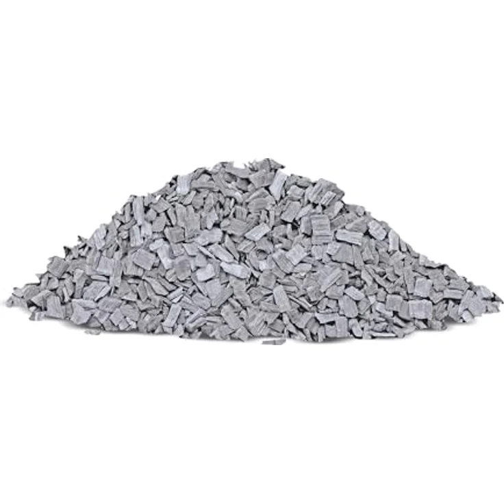 GALAMIO Holzhackschnitzel Grau, Grobe Hackschnitzel aus reinem Kiefernholz, Mulch für Garten und Wege, 5-60mm Körnung, 60l Sack – Bild 4