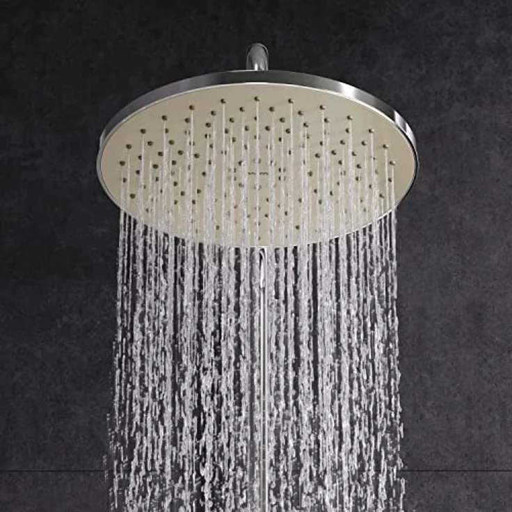 AM.PM Duschsystem Brausegarnitur Hit Duschstange mit Regendusche höhenverstellbar, mattschwarz, Luxuriöses Komplett-Set mit Handbrausenhalter – Bild 6