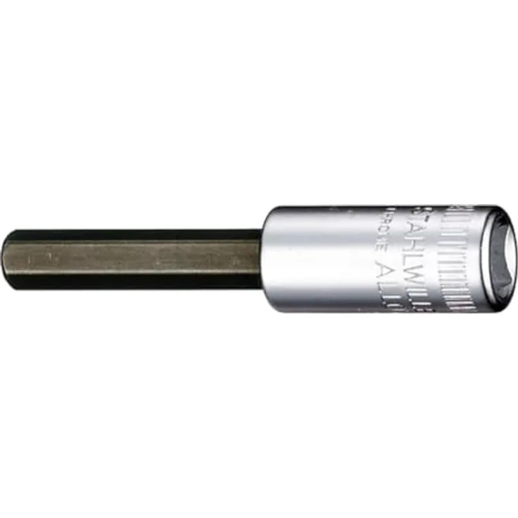 Stahlwille Bit- und Steckschlüsselset INHEX-Einsätze Nr. 44a, für Innensechskantschrauben, verchromt, Chrome-Alloy-Steel, DIN 7422