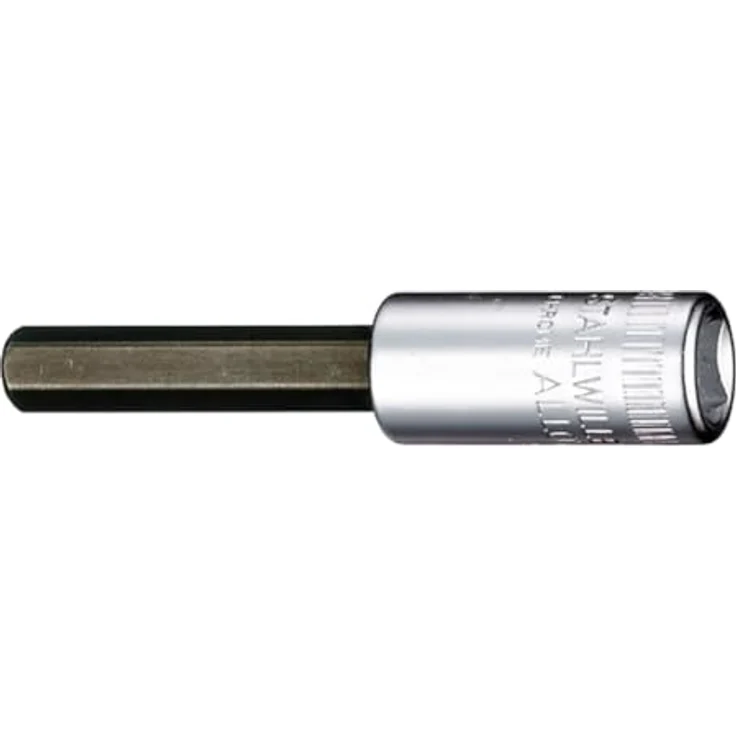 Stahlwille Bit- und Steckschlüsselset INHEX-Einsätze Nr. 44a, für Innensechskantschrauben, verchromt, Chrome-Alloy-Steel, DIN 7422 – Bild 1