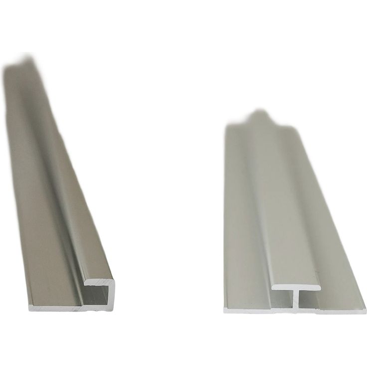 Breuer Profil-Set 1 Quick 72, Duschzubehör mit Abschluss- und Verbindungsprofil, 210 cm, Chrom