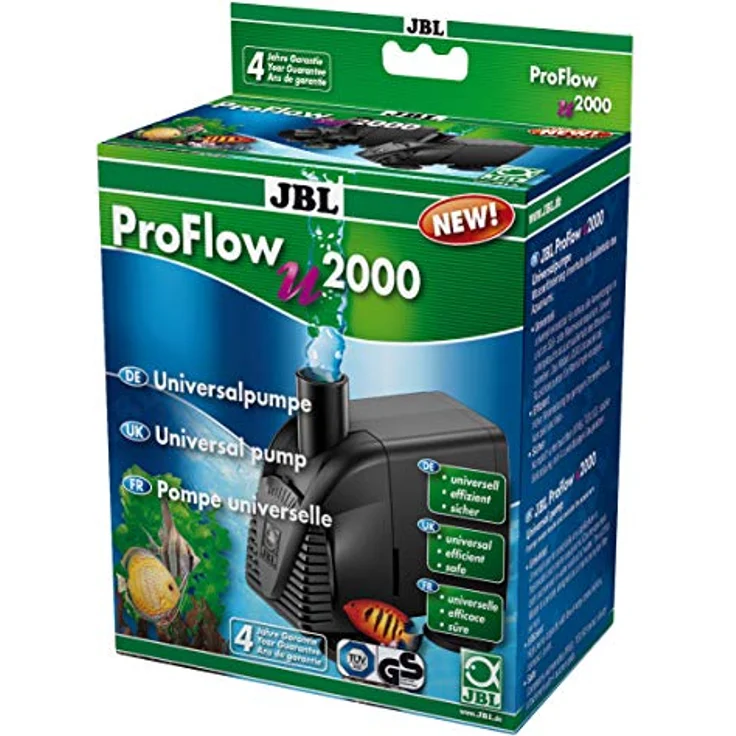 JBL ProFlow u2000 60585 Universalpumpe mit 2000 l/h zur Umwälzung von Wasser in Aquarien und Terrarien – Bild 2