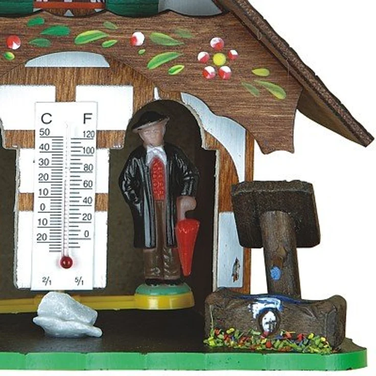 Trenkle Wetterhaus TU 817, Wetterstation aus dem Schwarzwald, hergestellt in Deutschland – Bild 4