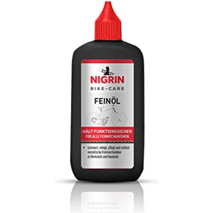 NIGRIN BIKE-CARE Feinöl | 100 ml Flasche | Feinmechaniköl | Für Hobby und Werkstatt | Harz- und säurefrei |, grau – Bild 1
