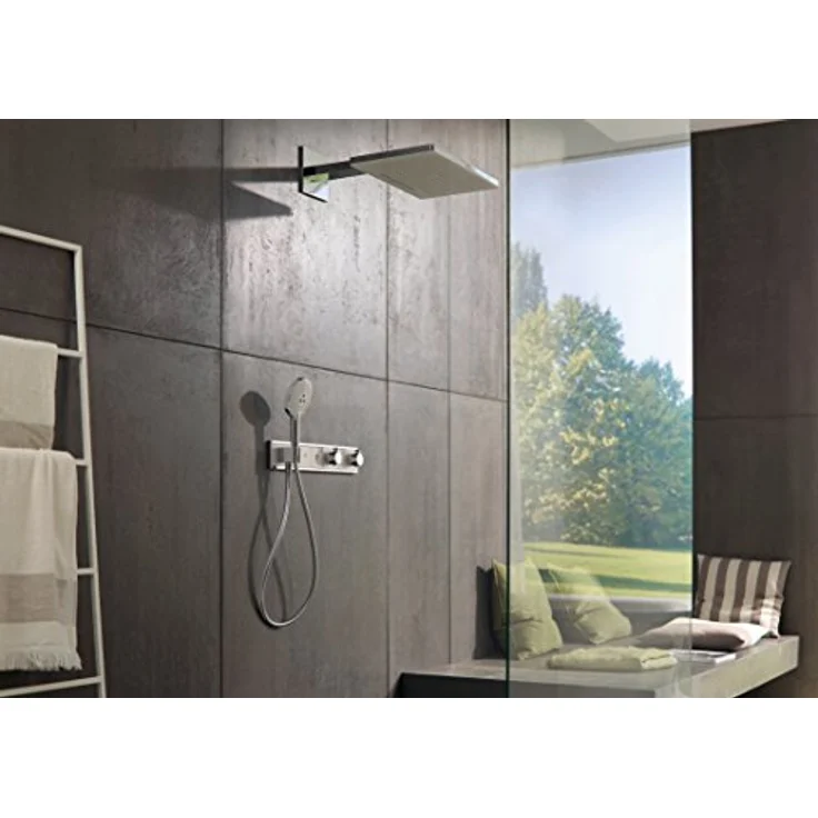 hansgrohe Duschbrause Rainmaker Select 460 3jet Kopfbrause mit Brausearm, weiß/chrom, 18 l/min – Bild 2