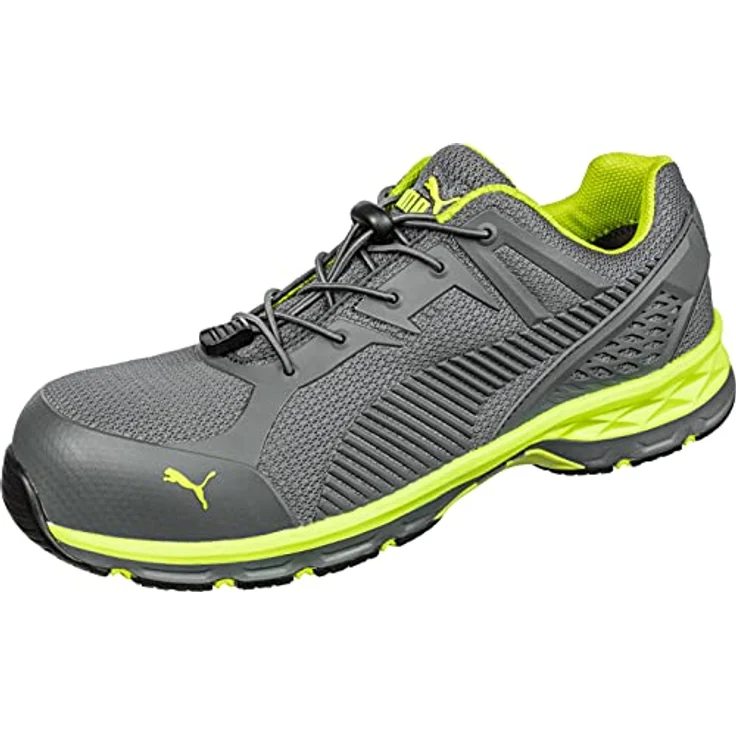 PUMA Safety FUSE MOTION 2.0 GREEN LOW, Arbeitsschuh mit IMPULSE.FOAM®, rutschfester Gummilaufsohle und elastischem Schnellschnür-System, grün – Bild 1