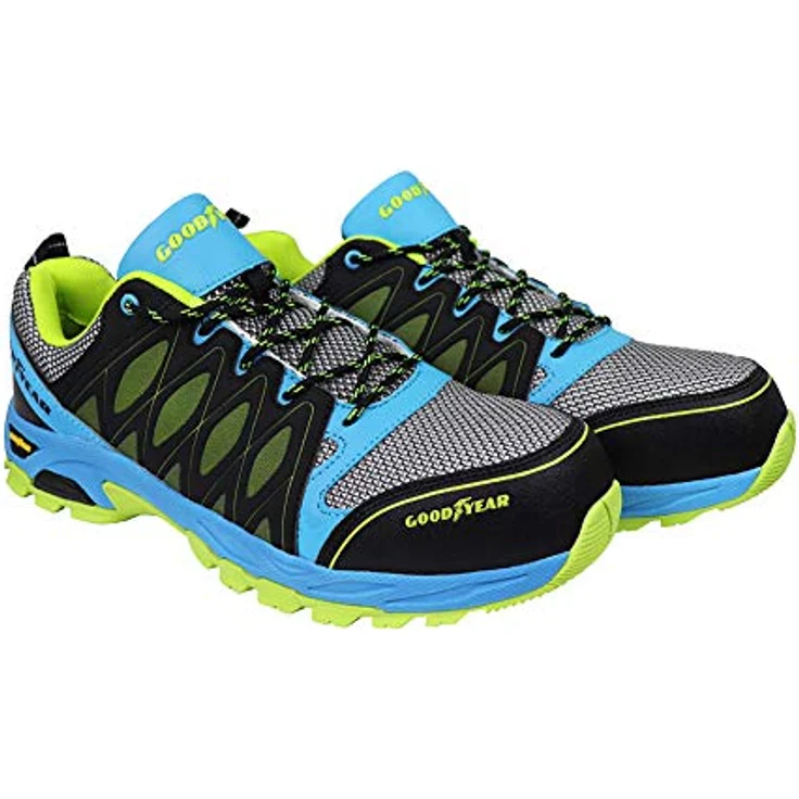 Goodyear GYSHU1503A S1 Sicherheitsschuh, sportlicher Pro Lite Trainer in athletic Design, blau – Bild 1