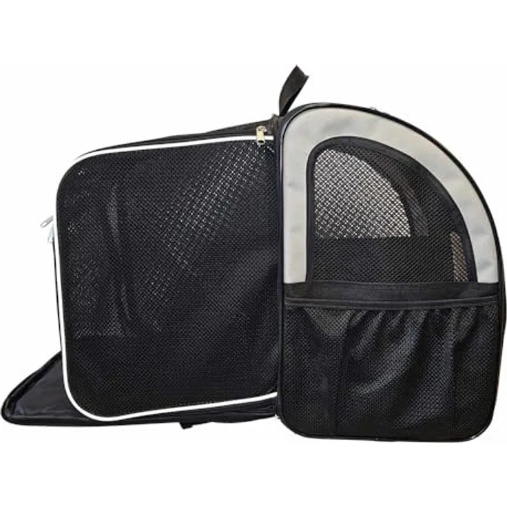 Nobby Rucksack Extend 2 Creme schwarz 34 x 28 x 41 cm, strapazierfähige Mikrofaser, abwaschbar, für bis ca. 8 kg – Bild 2