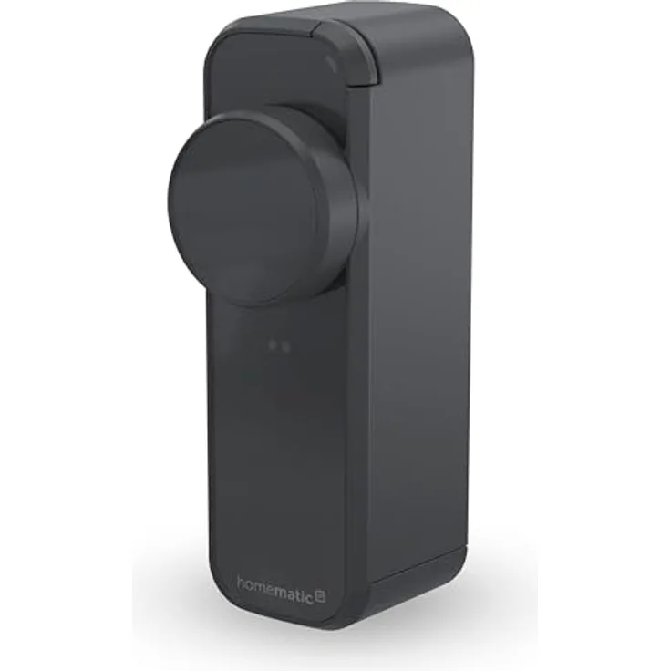Homematic IP Türschlossantrieb – pro, anthrazit, Smart Lock mit permanenter Türüberwachung, steuerbar per App, Alexa & Google Home, einfach nachrüstbar, 162500A0