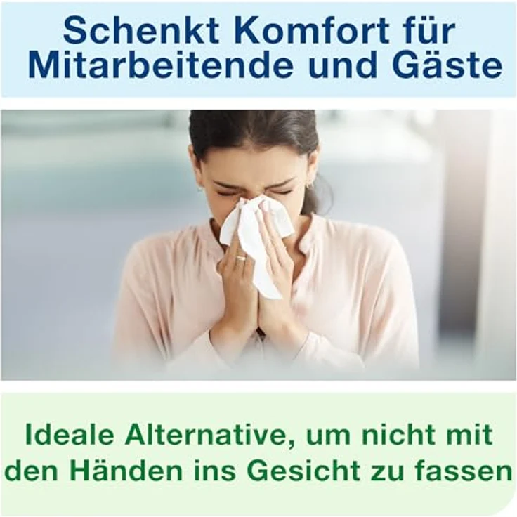 Tork 460013 Spender für Kosmetiktücher aus Edelstahl, hygienische Einzelblatt Ausgabe, platzsparend und wandmontierbar, Tork F1 Spendersystem – Bild 2