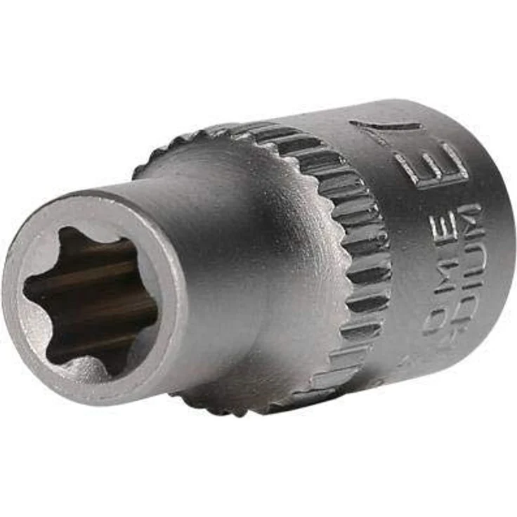 Brilliant Tools Torx-E-Stecknuss E7, 1/4" Innenvierkant-Antrieb, 25 mm, Chrom-Vanadium-Stahl – Bild 2