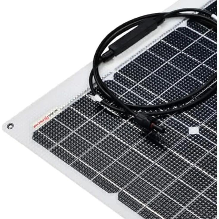 EnjoySolar Solarpanel ETFE Marine Semiflexibles Solarmodul 100W 12V, 182mm PERC-Solarzellen, hohe Zelleneffizienz, IP65 Anschlussdose, robust gegen Salzwasser und Witterung – Bild 3