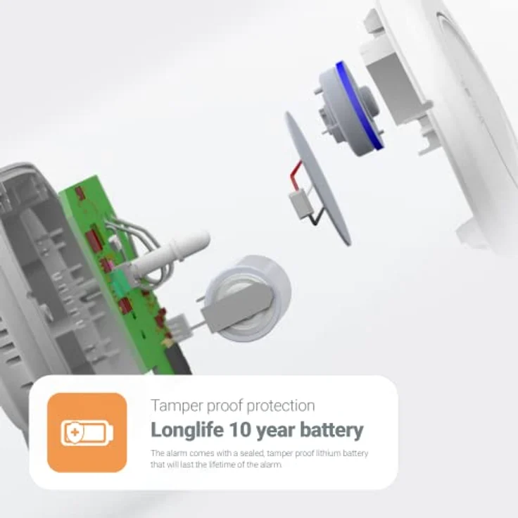 Fire Angel FA3820 Kohlenmonoxidmelder 10 Jahre Batterie Lebensdauer – Bild 3