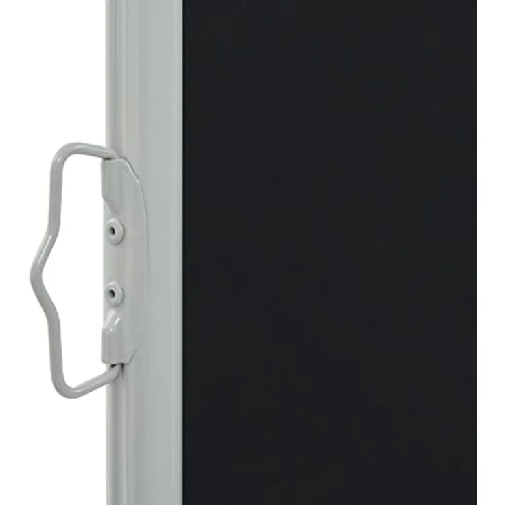 vidaXL Seitenmarkise Ausziehbar 100x300 cm Schwarz Sichtschutz Sonnenschutz – Bild 4