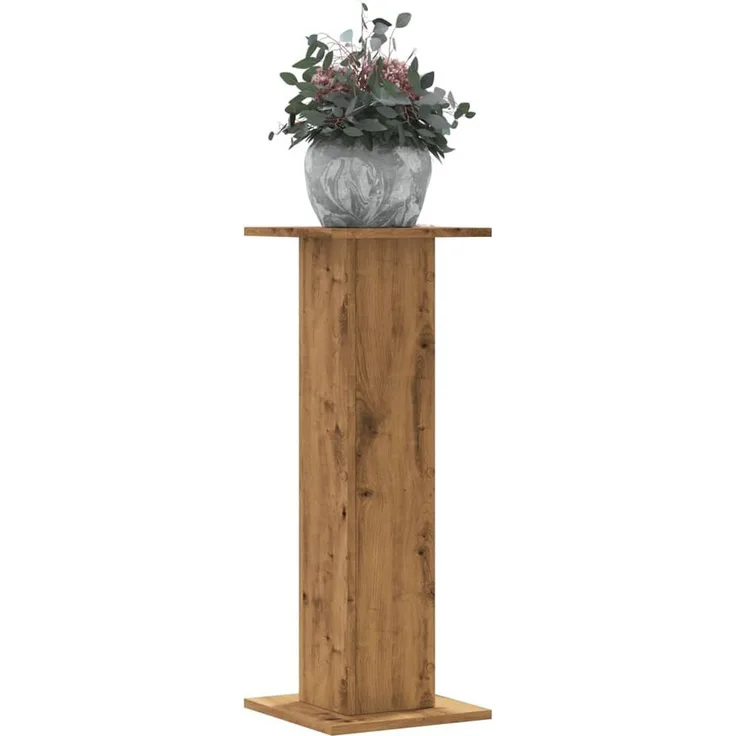vidaXL Blumenständer Pflanzenständer 2 Stk Artisan-Eiche 30x30x80 cm Spanplat