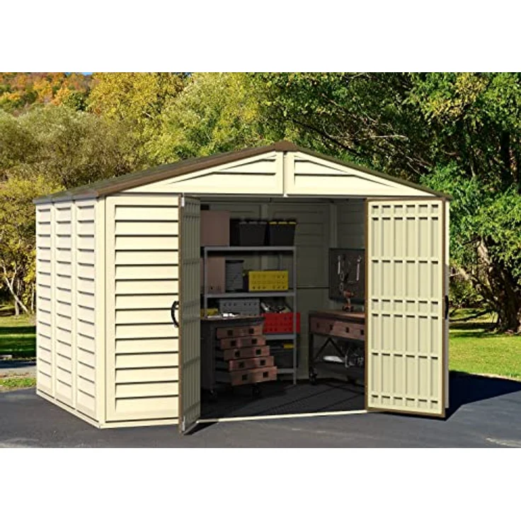 Duramax 40214 10,5 x 8 ft Woodbridge Plus,  Beige/Braun  – Bild 2