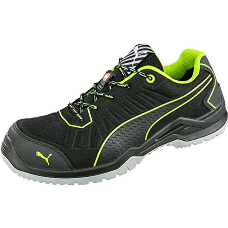 PUMA Safety FUSE TC LOW Arbeitsschuh, metallfrei, naturalFLEXMOTION®-Sohlenarchitektur, S1P Sicherheitsschuh mit ESD, evercushion® BA Fußbett, Wafer-Profil Laufsohle – Bild 1