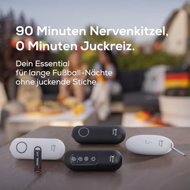 Beurer BiteX Max Deep Black, Insektenstichheiler mit größerer Heizfläche, elektronischer Hitzestift mit Akku und Licht zur Behandlung von Insektenstichen und -bissen – Bild 4