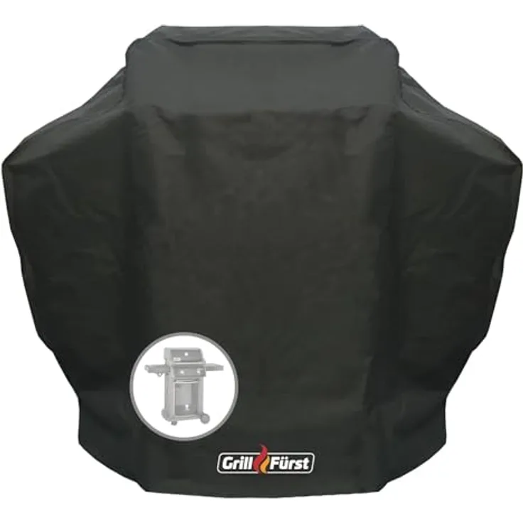 Grillfürst Grill Abdeckhaube, robuste wetterfeste und wasserdichte Grill-Abdeckung 133 x 72 x 109 cm, passend für Weber Spirit 200er Serie