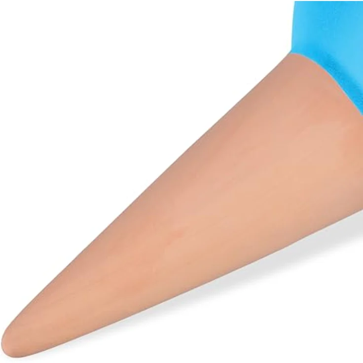 relaxdays Bewässerungssystem Tonkegel 4er Set, automatische Pflanzenbewässerung aus Keramik, Terrakotta und Blau – Bild 7