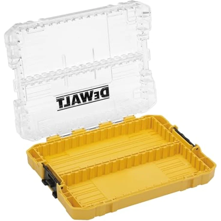 Dewalt Mittlerer toughcase™ Koffer, inklusive 2 Schüttboxen und 6 Halterungen für 25mm und 57mm Schrauberbits, leer zum Nachfüllen, DT70803-QZ – Bild 2