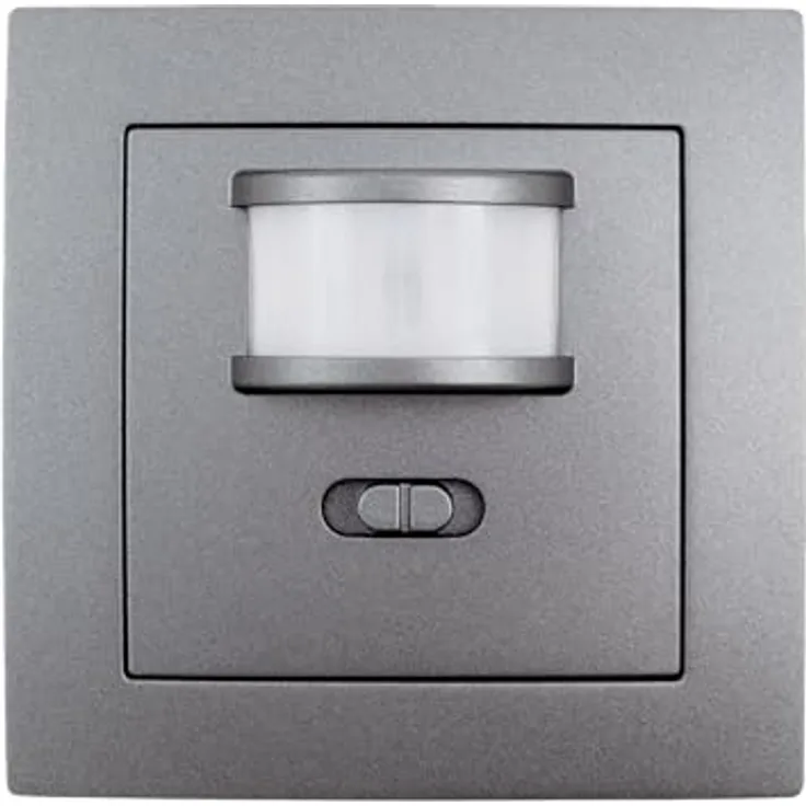 Unterputz IR Bewegungsmelder McPower ''Flair'' 160°, 500W, LED geeignet, anthrazit