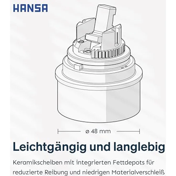 OTTO Hansa Armatur Eco Steuerpatrone 4.8, Spültischarmatur mit Wasserbremse und einstellbarer Heisswassersperre – Bild 3
