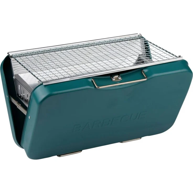 alpina Faltbarer Holzkohlegrill, Kompakter Grill für Garten und Outdoor-Küche, Tragbarer BBQ mit Abnehmbarem Rost, 35 cm