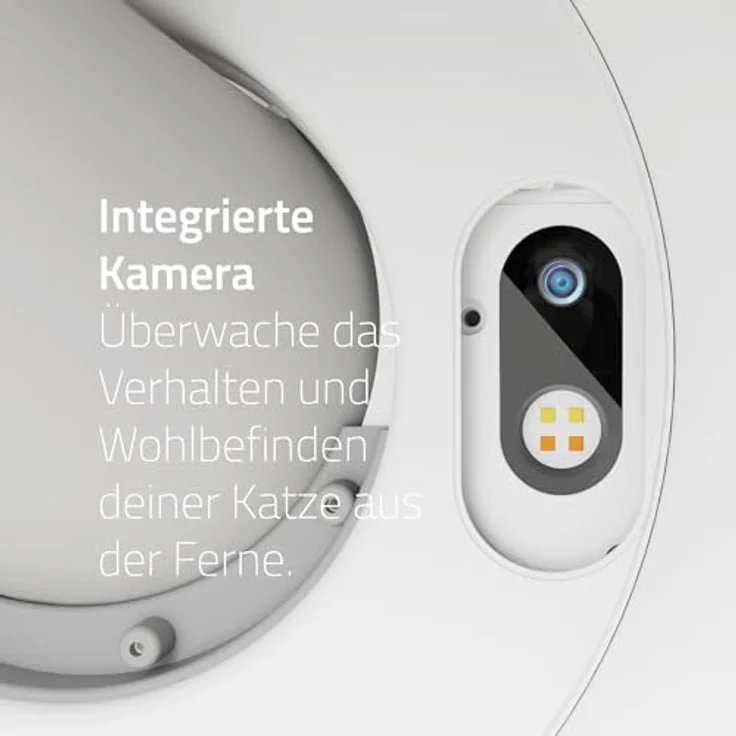 Hombli Cat Litter Box, Selbstreinigendes Katzenklo mit 2-MP-Kamera, UV-Sterilisation und Gesundheitsüberwachung, kompatibel mit Smart Home Systemen – Bild 4