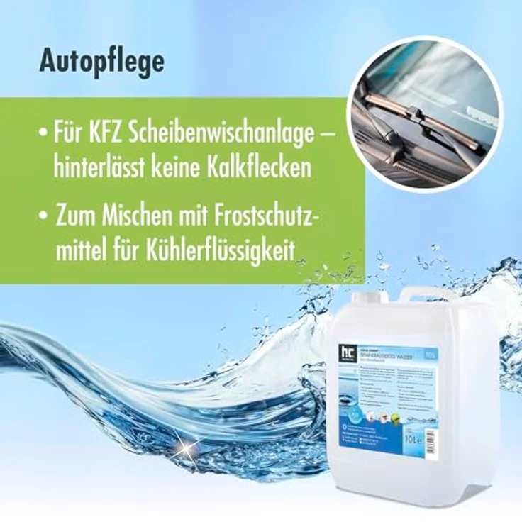 Höfer Chemie GmbH 4 x 10 Liter Demineralisiertes Wasser – Bild 4