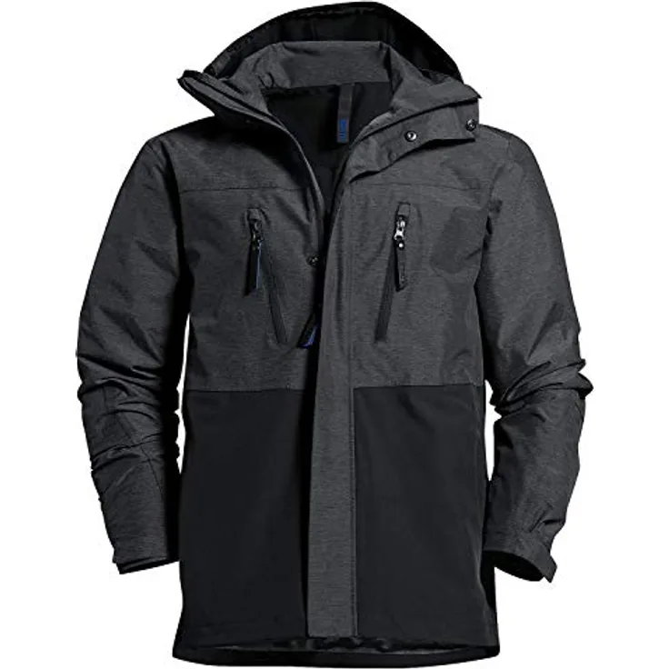 Uvex suXXed Wetterjacke Nr. 89419, Graphit, Größe S, atmungsaktiv, wasserfest und mit verstellbarer Kapuze